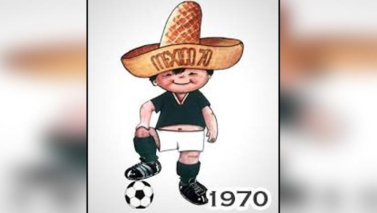 Juanito, maskot Piala Dunia 1970. Copyright: Pinterest