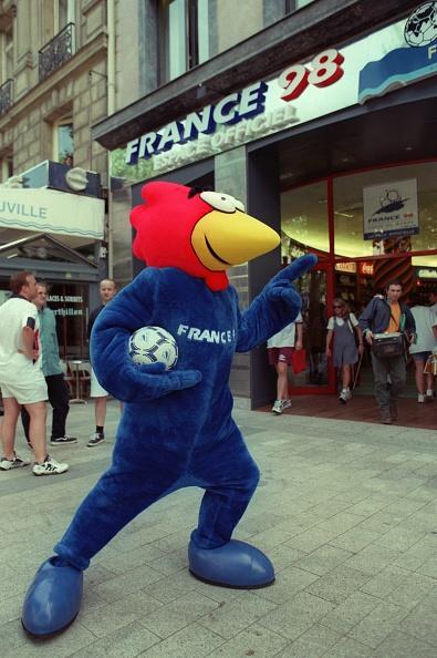 Footix, maskot Piala Dunia 1998 di Prancis. Copyright: INDOSPORT