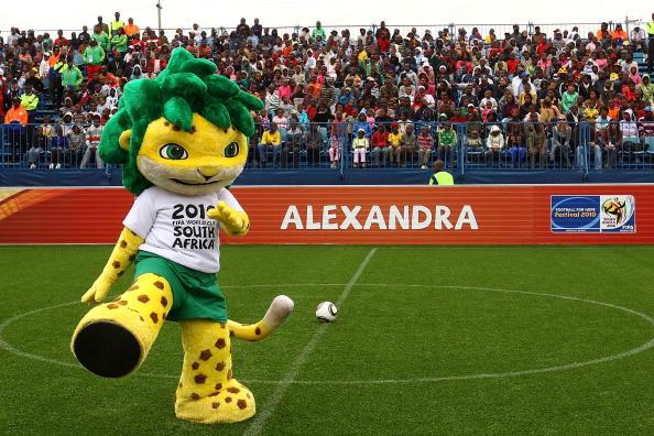 Zakumi, maskot Piala Dunia 2010 di Afrika Selatan. Copyright: INDOSPORT