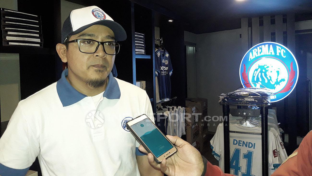 Manajer Bisnis Marketing Arema FC, Yusrinal Fitriandi.