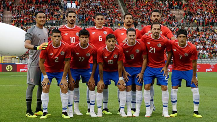 Timnas Kosta Rika untuk Piala Dunia 2018.