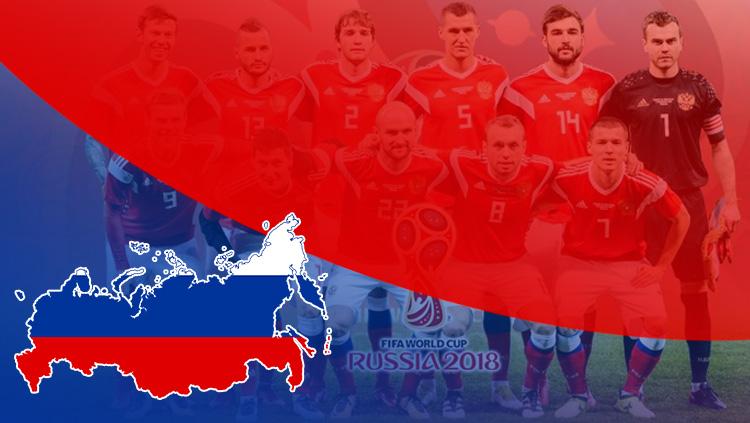 Timnas Rusia untuk Piala Dunia 2018.