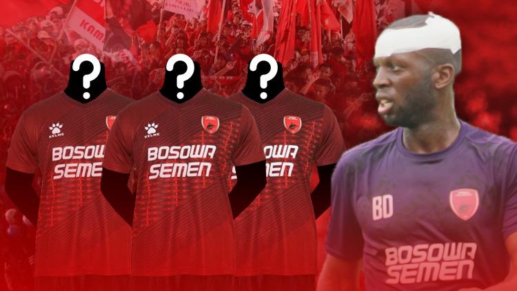 Bruce Djite, pemain PSM Makassar.