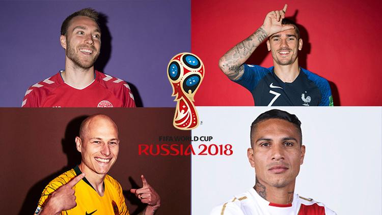 Grup C Piala Dunia 2018: Australia, Denmark, Peru, Prancis.