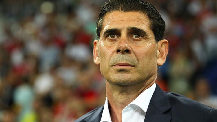 Fernando Hierro, pelatih Timnas Spanyol.