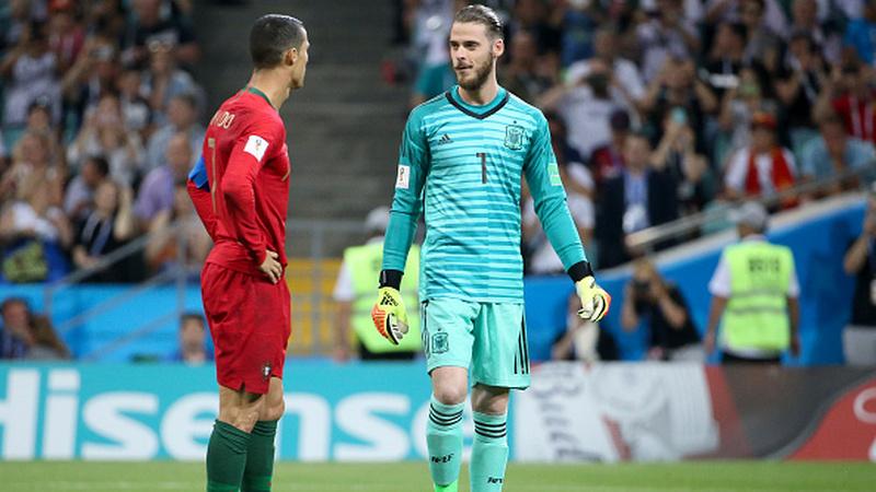 Intimidasi De Gea kepada Ronaldo di ajang Piala Dunia 2018 Copyright: INDOSPORT