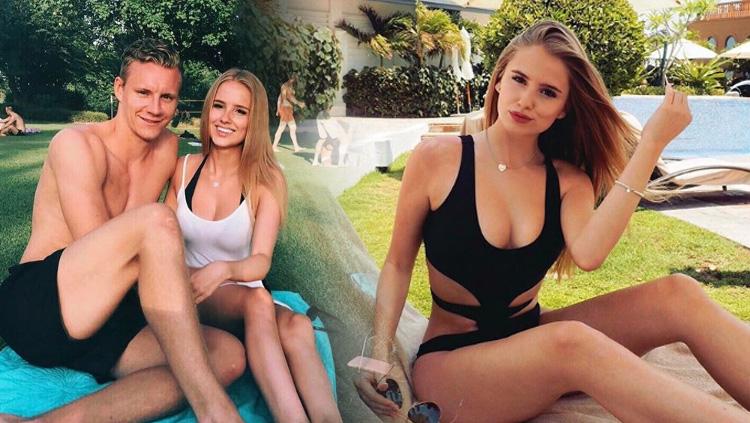 Sophie Christin, pacar kiper baru Arsenal, Bern Leno - INDOSPORT