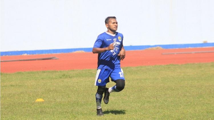 Pemain seleksi Persib Bandung, Rafid Chadafi Lestaluhu.