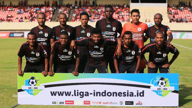 Skuat Persipura Jayapura di Liga 1 2018 lalu.
