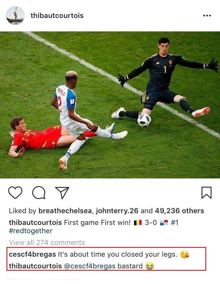 Courtois Copyright: Instagram