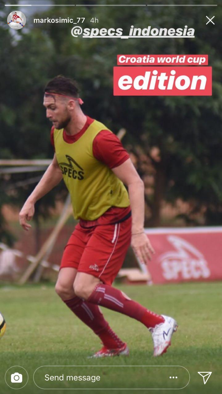 Marko Simic dapat sepatu spesial Piala Dunia 2018 Copyright: Instagram