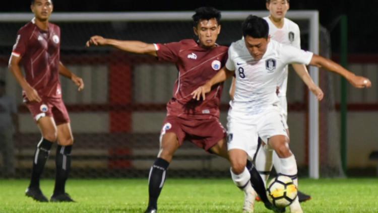 Persija Jakarta vs Korea Selatan U-23 menjalani laga persahabatan di Stadion PTIK, Jakarta Selatan.