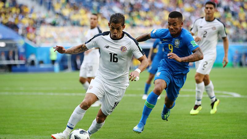 Gabriel Jesus saat laga Brasil vs Kosta Rika di Piala Dunia 2018 - INDOSPORT
