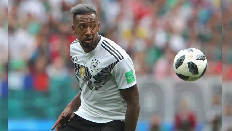 Gaya rambut Jerome Boateng di Piala Dunia 2018.