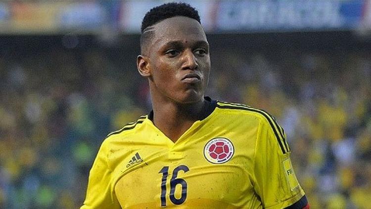 Yerry Mina, pemain belakang Kolombia.