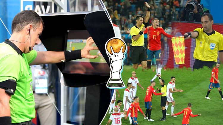 Beberapa keputusan VAR di Piala Dunia 2018.
