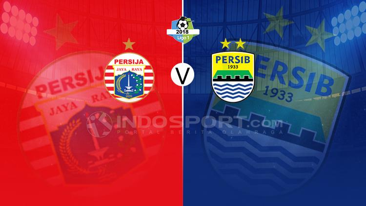 Persija Jakarta vs Persib Bandung.