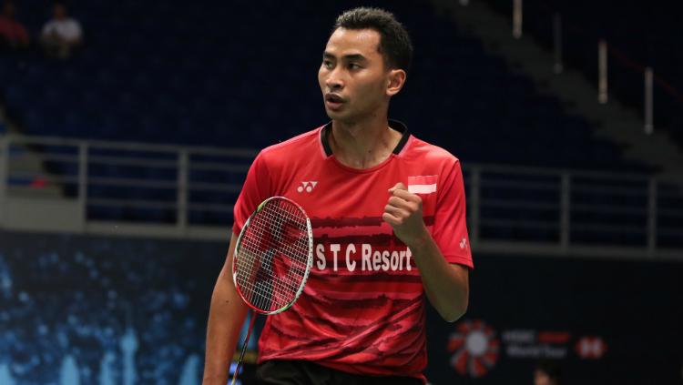 Tommy Sugiarto di babak kedua Malaysia Open 2018.