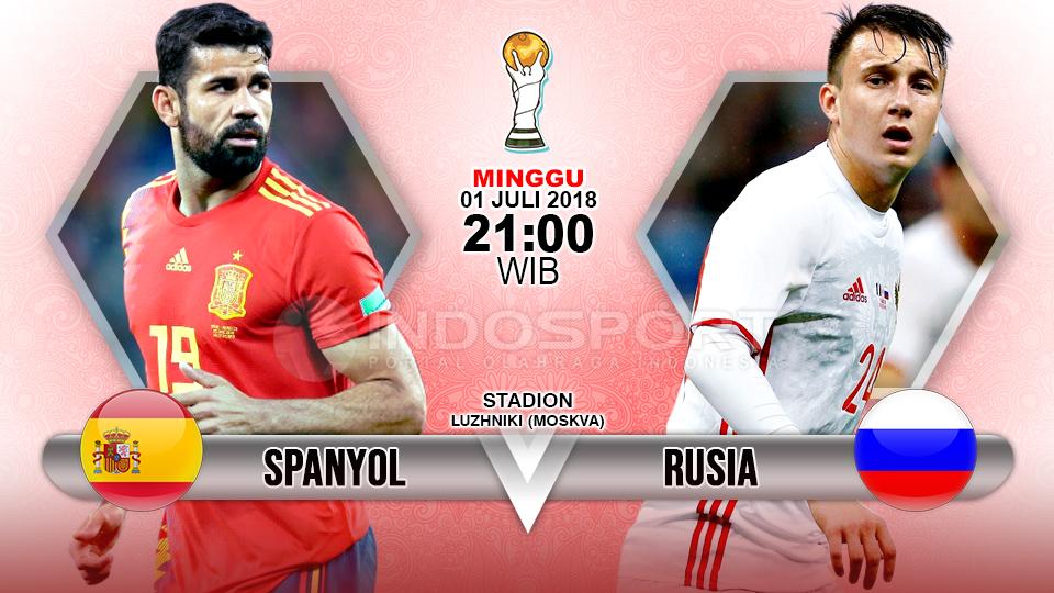 Prediksi Spanyol vs Rusia