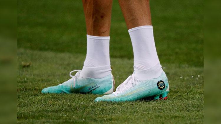 Sepatu Cristiano Ronaldo di babak 16 besar Piala Dunia 2018.