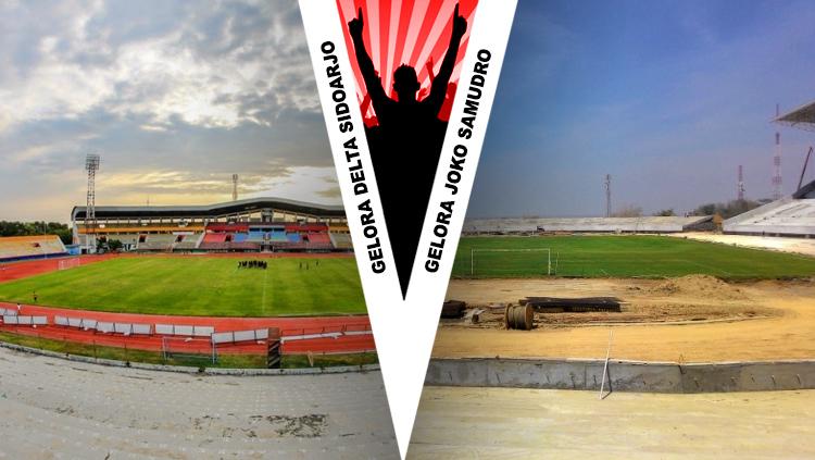 Gelora Delta Sidoarjo vs Gelora Joko Samudro. Copyright: INDOSPORT