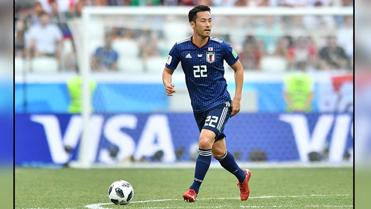 Maya Yoshida, bek tengah Timnas Jepang. Copyright: INDOSPORT