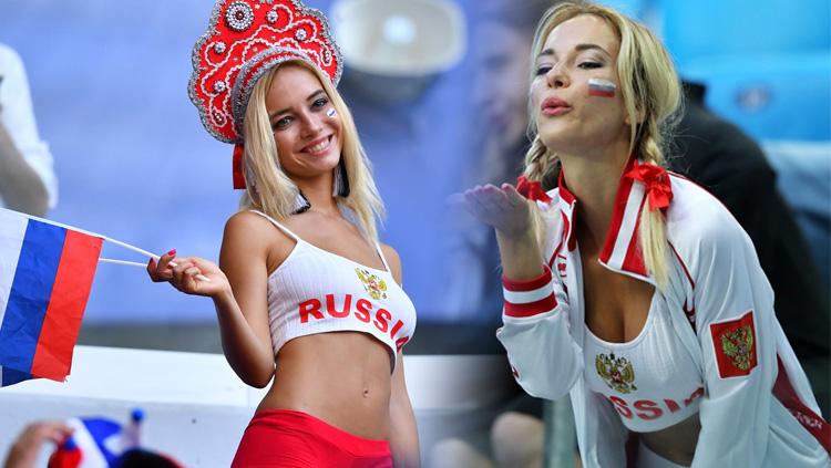 Natalya Nemchinova, bintang porno Rusia yang menonton langsung di stadion - INDOSPORT