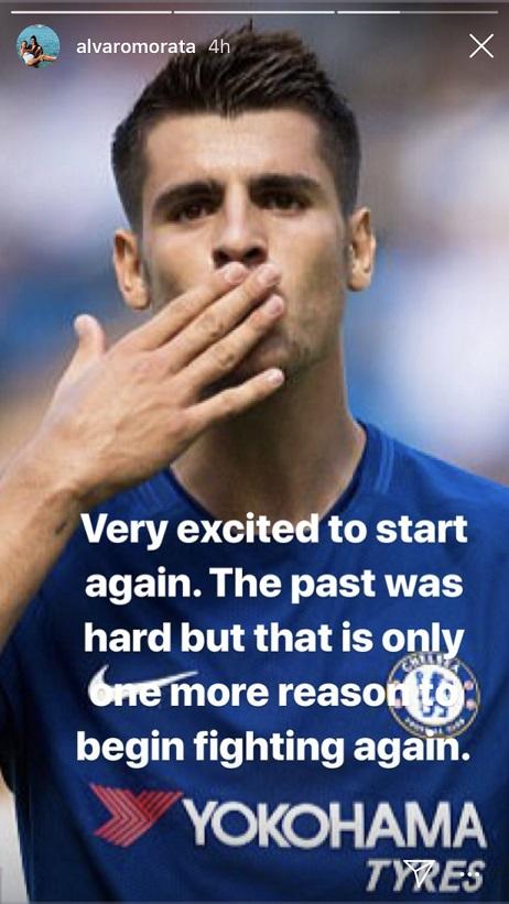 Bocoran nasib Alvaro Morata di Chelsea Copyright: Instagram/AvaroMorata