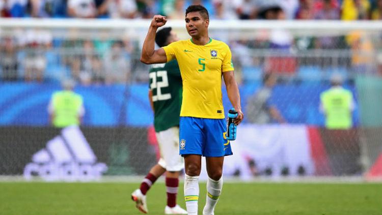 Gelandang Brasil, Casemiro. Copyright: Getty Images