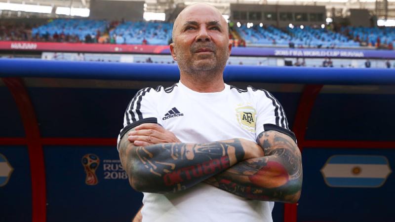Jorge Sampaoli, pelatih Timnas Argentina.
