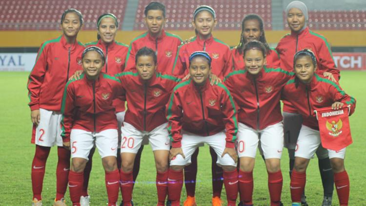 Timnas sepak Bola Wanita Indonesia.
