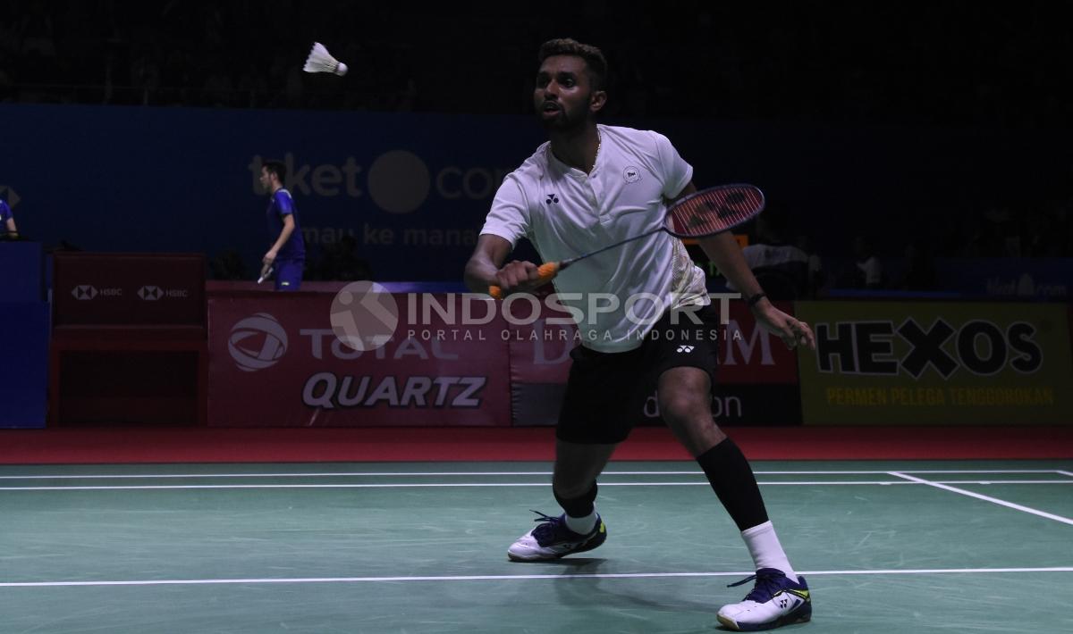 Tunggal putra India, HS Prannoy, panen rekor mencengangkan meski sempat jadi saksi cedera Christian Adinata di Malaysia Masters 2023. Foto: Herry Ibrahim/INDOSPORT.
