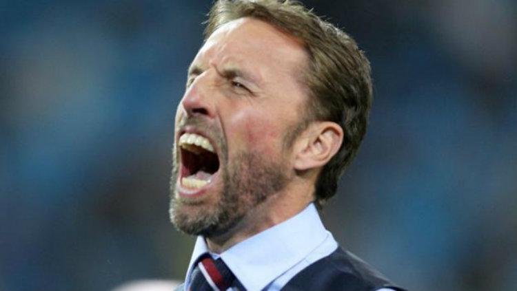 Ekspresi Garet Southgate pasca Inggris menang atas Kolombia Copyright: Trendolizer