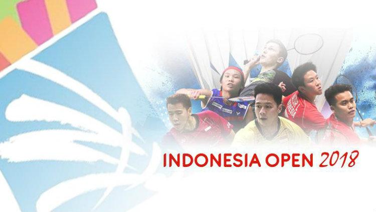 Ilustrasi Indonesia Open 2018. - INDOSPORT