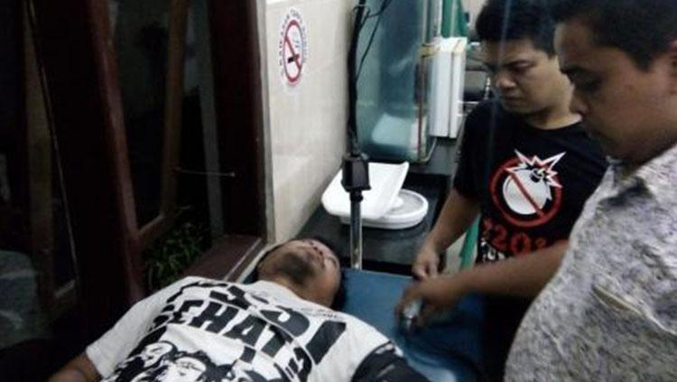 Wartawan asal Jember yang dianiaya saat Liga 3 tengah mendapatkan perawatan.