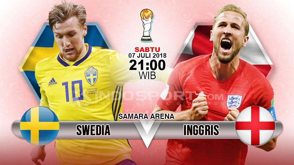 Swedia vs Inggris. - INDOSPORT