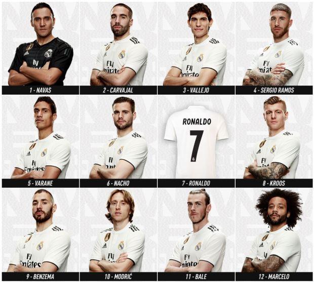 Tak ada sosok Ronaldo di kampanye jersey musim 2018/19. Copyright: Real Madrid