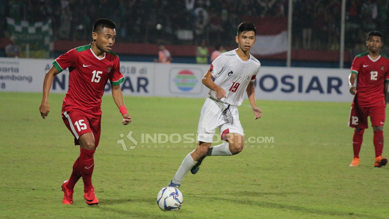 Penampilan Sadil Ramdani saat menghadapi Filipina U-19, pada lanjutan Piala AFF U-18. Kamis (5/7/18). - INDOSPORT