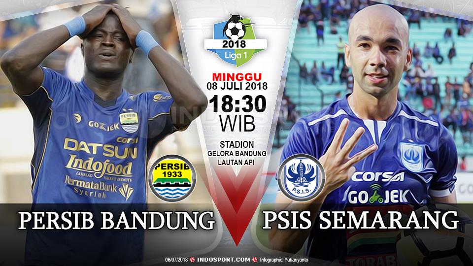 Prediksi Persib Bandung vs PSIS Semarang. - INDOSPORT