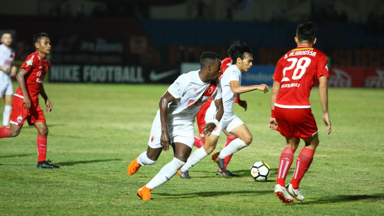 Pertandingan Persija Jakarta vs PSM Makassar, di Stadion Sultan Agung, Bantul, Jumat (06/07/18). Copyright: Media PSM Makassar