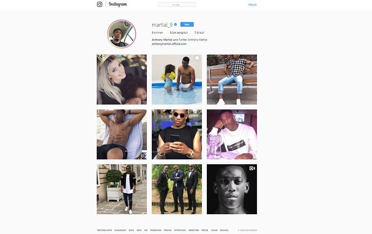 Anthony Martial Instagram Copyright: Instagram
