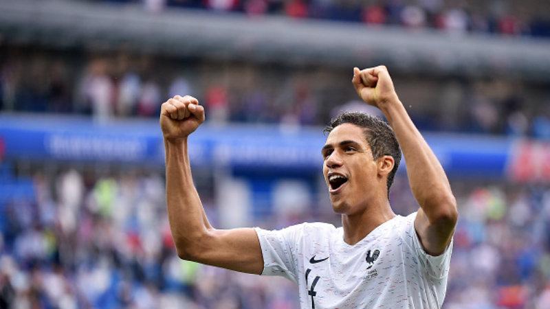 Raphael Varane, bek tengah Timnas Prancis.