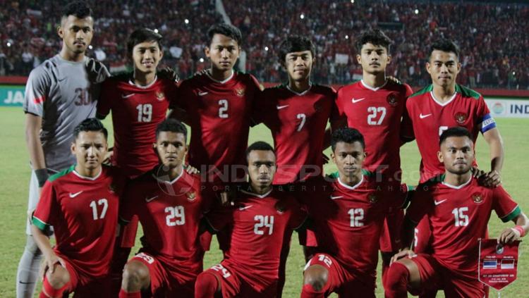Skuat Timnas Indonesia U-19. Copyright: Fitra Herdian/INDOSPORT