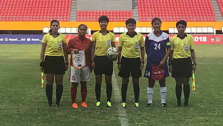 Timnas Wanita Indonesia vs Filipina di Piala AFF Wanita 2018. - INDOSPORT