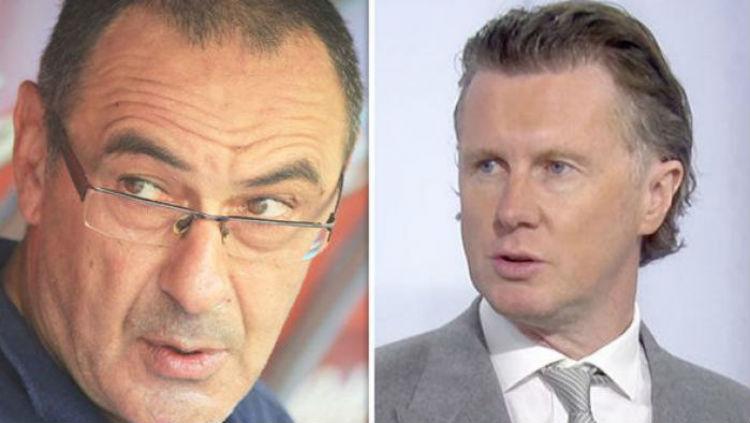 Maurizion Sarri dan Steve McManaman.