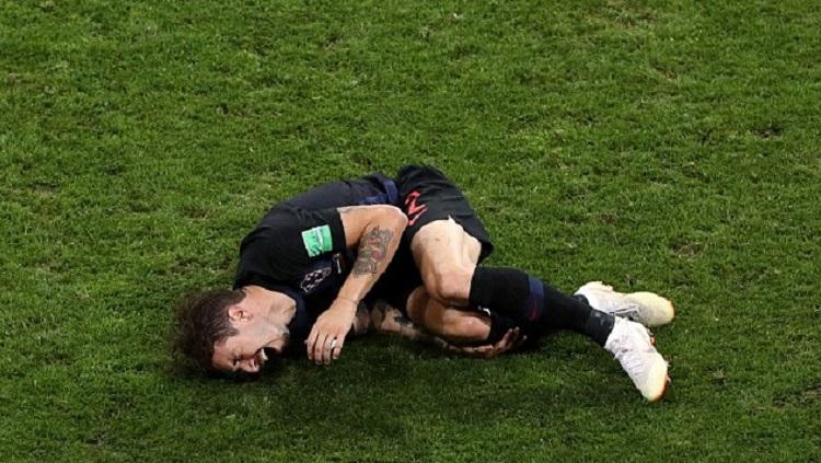 Sime Vrsaljko harus absen di laga menghadapi Inggris karena mengalami cedera lutut.
