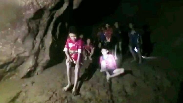 Pesepakbola Remaja Thailand Selamat di dalam gua Tham Luang Copyright: Hürriyet Daily News