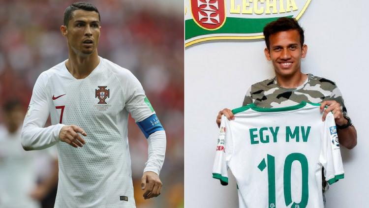 Egy Maulana dan dan Cristiano Ronaldo. - INDOSPORT