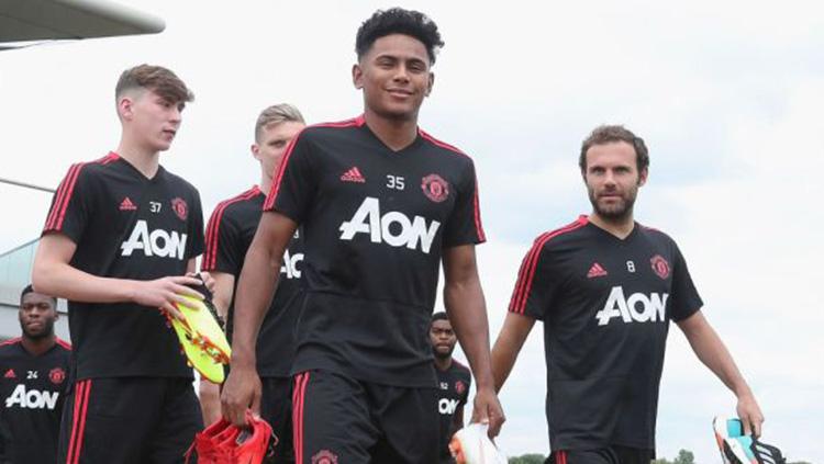 Latihan perdana Manchester United tanpa beberapa pemain. - INDOSPORT