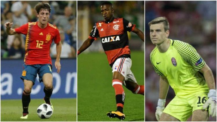 Alvaro Odriozola, Vinicius Junior, dan Andriy Lunin calon bintang muda Real Madrid - INDOSPORT